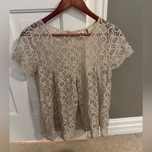 Anthropologie lace swing top